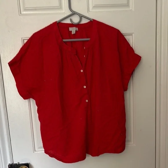Point Sur Red Blouse - Picture 1 of 4